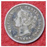 1891 Canada Silver Half Dime