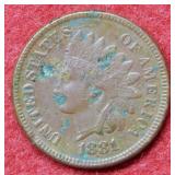 1881 Indian Head Cent