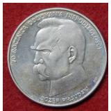 1988 Poland 50,000 Zloty Silver Commemorative