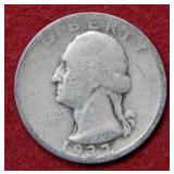 1932 D Washington Silver Quarter