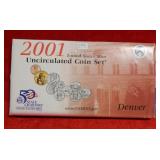 2001 P&D US Mint Set