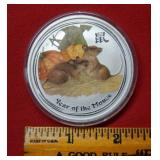 2008 Australia 2oz "Year of the Mouse" Coin***
