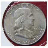 1960 Franklin Silver Half Dollar