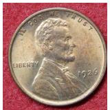 1926 Lincoln Wheat Cent - Red and Brown