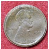 1909 VDB Lincoln Wheat Cent - Mint error