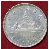 1935 Canada Silver Dollar Coin