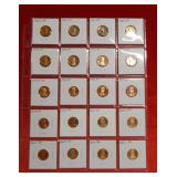 (20) Proof Lincoln Cents - back to 1957