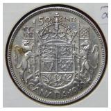 1940 Canada Silver Half