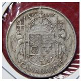 1945 Canada Silver Half