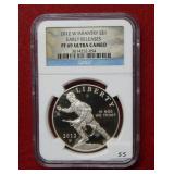 2012 W US Infantry Silver $1 NGC PF69 Ultra Cameo