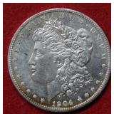 1904 O Morgan Silver Dollar