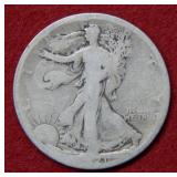 1921 S Walking Liberty Silver Half Dollar Coin