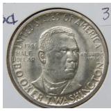 1946 Booker T Washington Silver Half