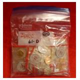 (50) 1961 D Lincoln Cents