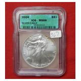 2004 Silver Eagle ICG MS69