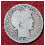 1896 O Barber Silver Half Dollar Coin