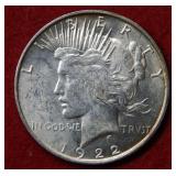 1922 D Peace Silver Dollar