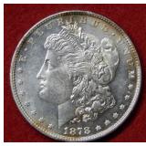 1878 Morgan Silver Dollar - 7 Tail Feathers