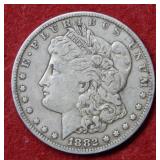 1882 CC Morgan Silver Dollar Coin