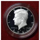 2021 Silver Proof Kennedy Half Dollar