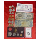 Grab Bag of Coins & Currency