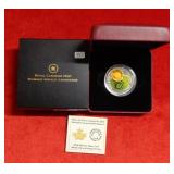2014 $20 Canada Water Lily and Frog Silver Coin