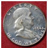 1954 Franklin Silver Half - Proof