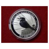 2020 Australia Silver Kookaburra Coin - 30th Anniv