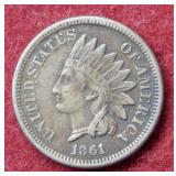 1861 Indian Head Cent - Copper Nickel