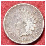 1864 Indian Head Cent - Copper Nickel
