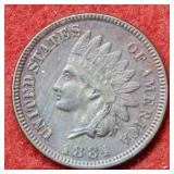 1884 Indian Head Cent