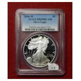 2006 W Silver Eagle 1oz PCGS PR69 DCAM