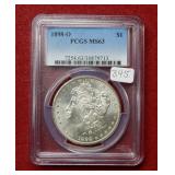 1898 O Morgan Silver Dollar PCGS MS63