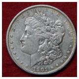 1901 Morgan Silver Dollar Coin