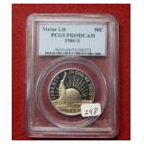 1986 S Statue of Liberty Half Dollar PCGS PR69DCAM
