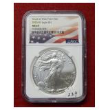 2022 (W) Silver Eagle NGC MS69