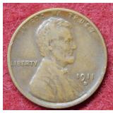 1911 D Lincoln Wheat Cent