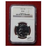 1960 Franklin Silver Half NGC PF67
