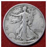 1920 Walking Liberty Silver Half