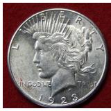 1923 S Peace Silver Dollar Coin