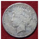 1927 Peace Silver Dollar
