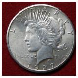 1927 Peace Silver Dollar