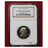 1981 S Susan B Anthony $1 Type I NGC PF69 UC