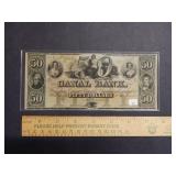 Canal Bank New Orleans $50 Note