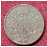 1864 Two Cent Piece