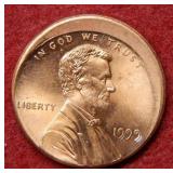 1999 Off Center Punch - Lincoln Cent