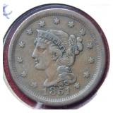 1851 Large Cent