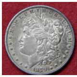 1879 S Morgan Dollar with REV of 1878 S