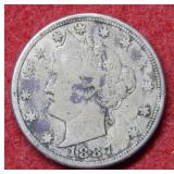 1887 Liberty Head Nickel