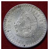 1948 Mexico 5 Peso Coin